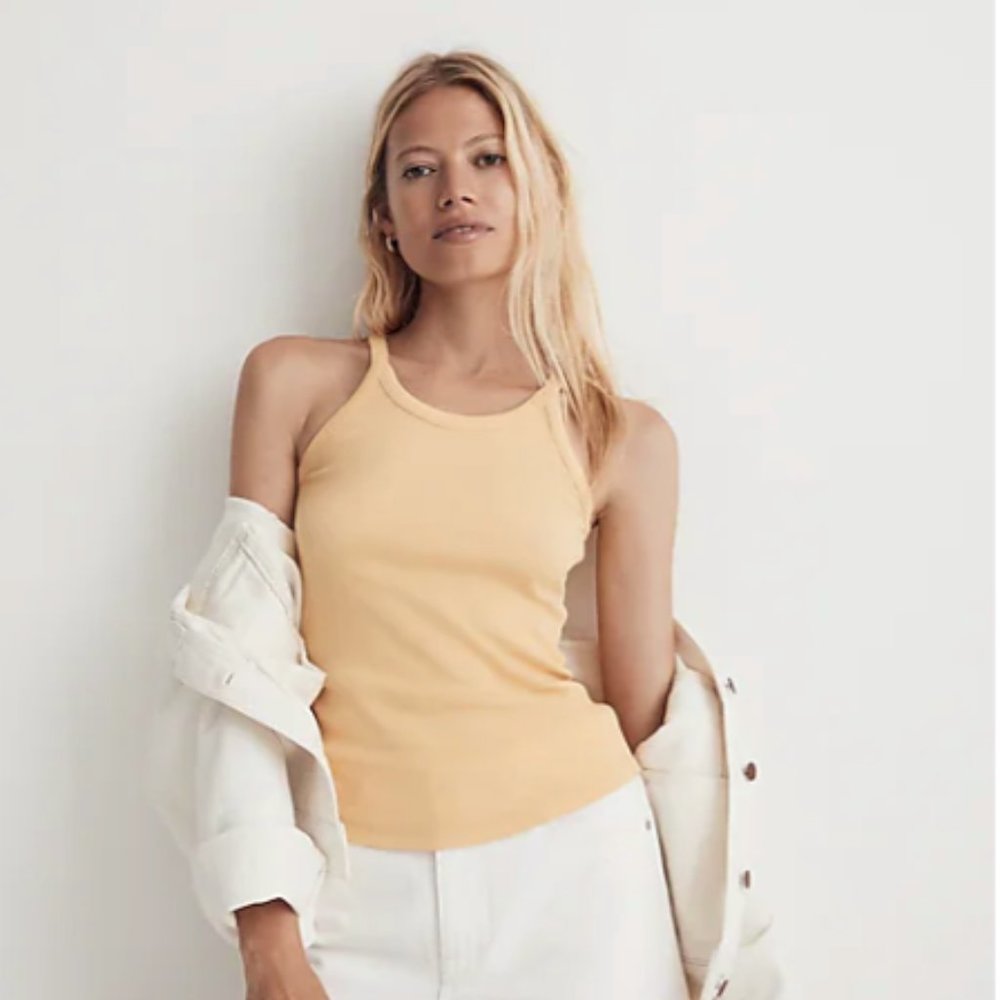 Madewell Brightside Rib '90s Tank NWT